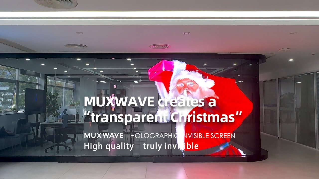 MUXWAVE creates “a transparent Christmas” world