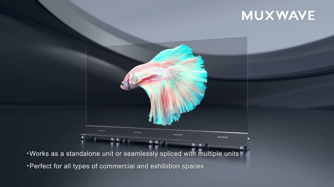 Голографический прозрачный экран MUXWAVE