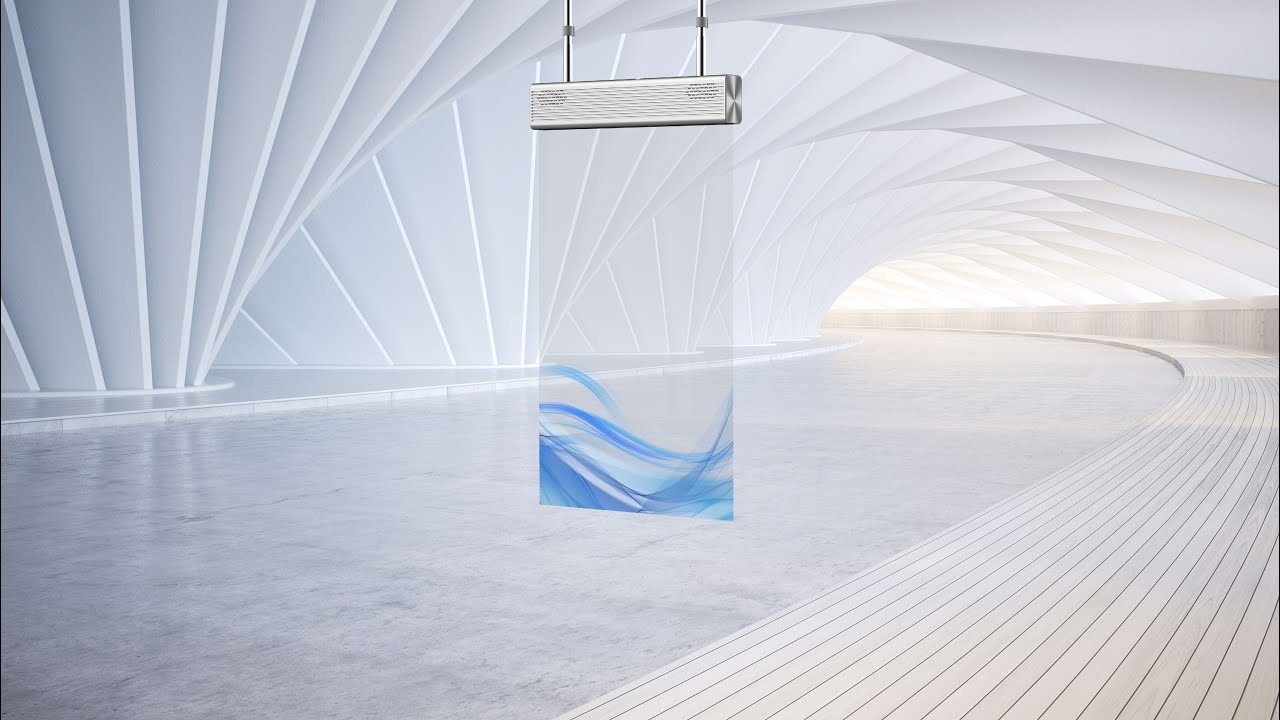 MUXWAVE Borderless Invisible Poster Screen