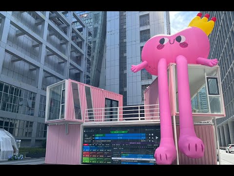 Shenzhen Futian CBD Culture Street transparent broadcast room completed