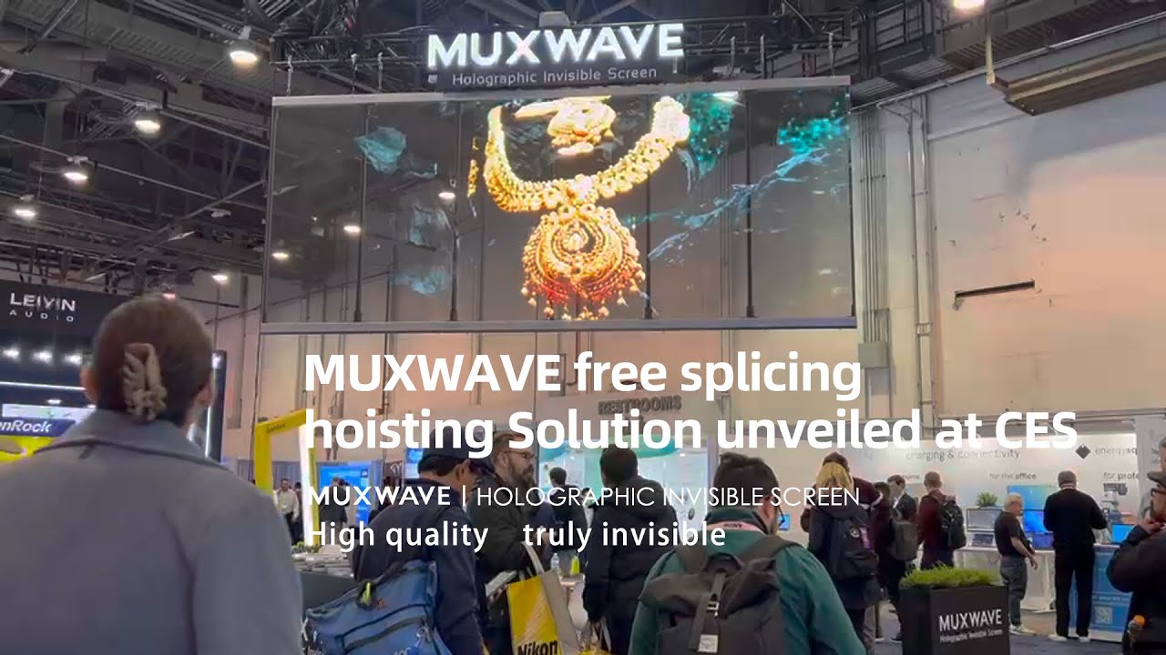 CES2024丨MUXWAVE free splicing and hoisting solution makes its grand debut
