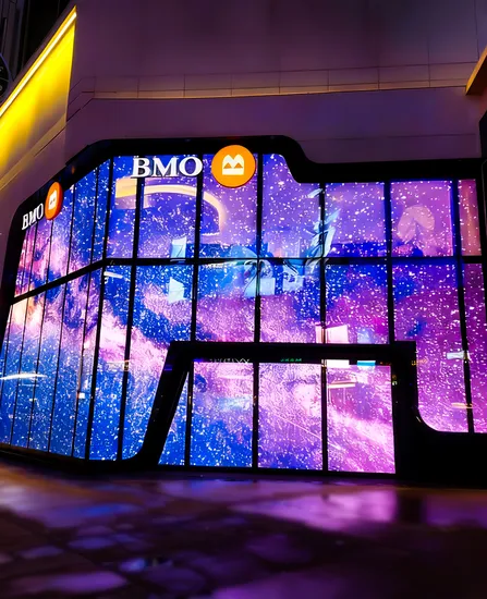 유리 커튼월 투명 LED 스크린 유리 커튼월 투명 LED 스크린