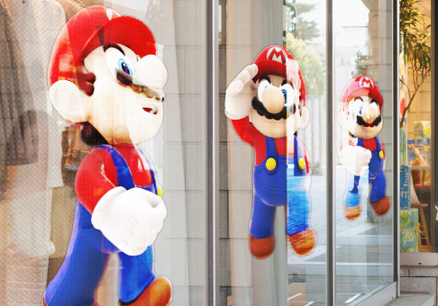 Retail glass transparent led screen 1