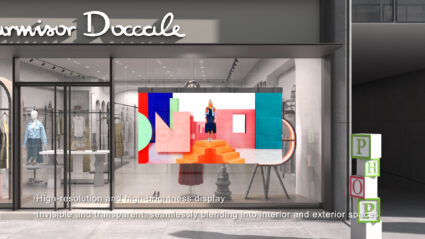 창 광고용 투명 디스플레이 화면의 장점