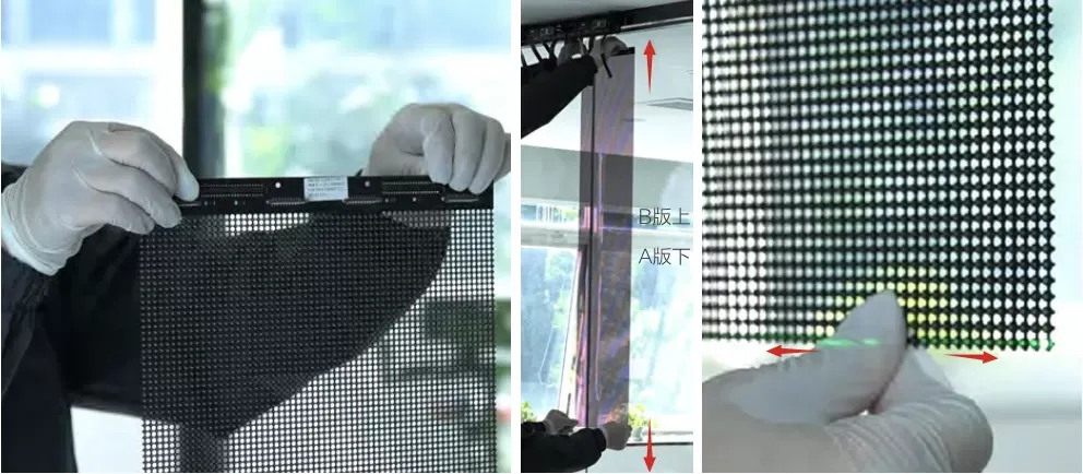 traditional LED screen installation