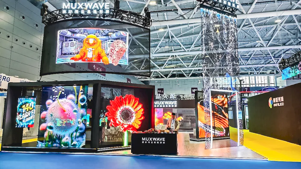 Muxwave at ISLE 2026: Transparent Display Steals the Show in Shenzhen 6 muxwave isle 2026 exhibition site 17 1