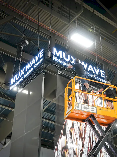 MUXWAVE install booth at infocomm2026 5