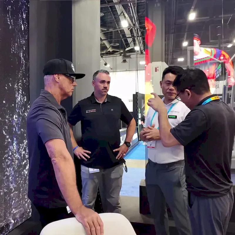 muxwave Holographic Invisibility Screen at infocomm 2026 07